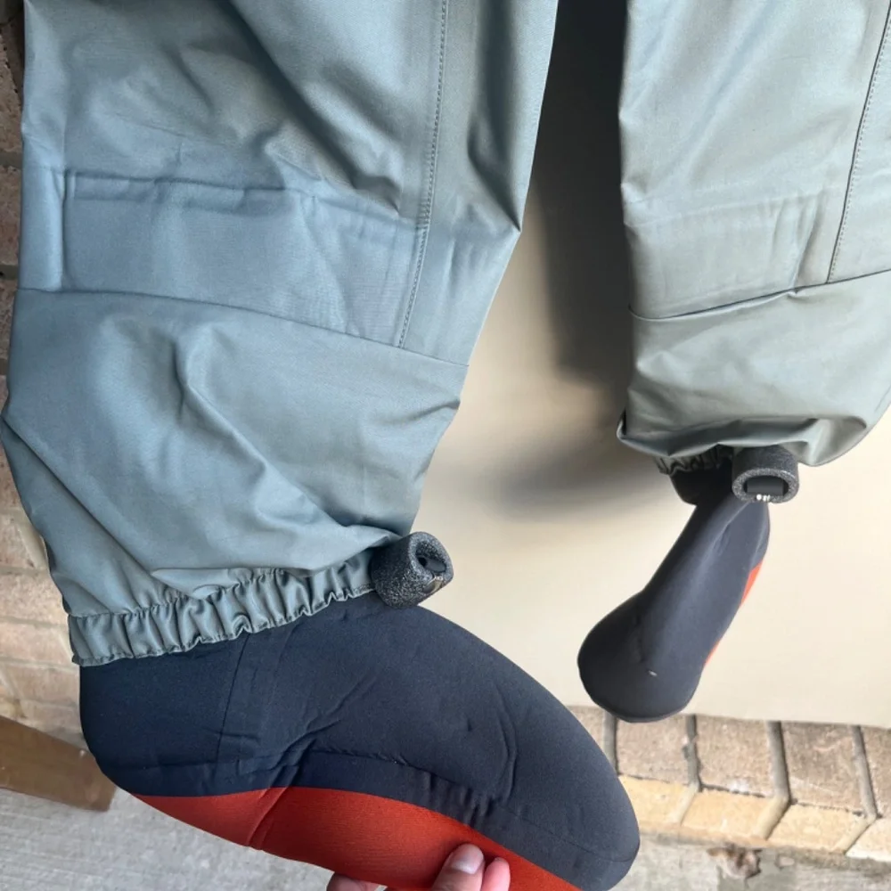 Simms Women's Waders in Gray and Green - Picture 3 of 8